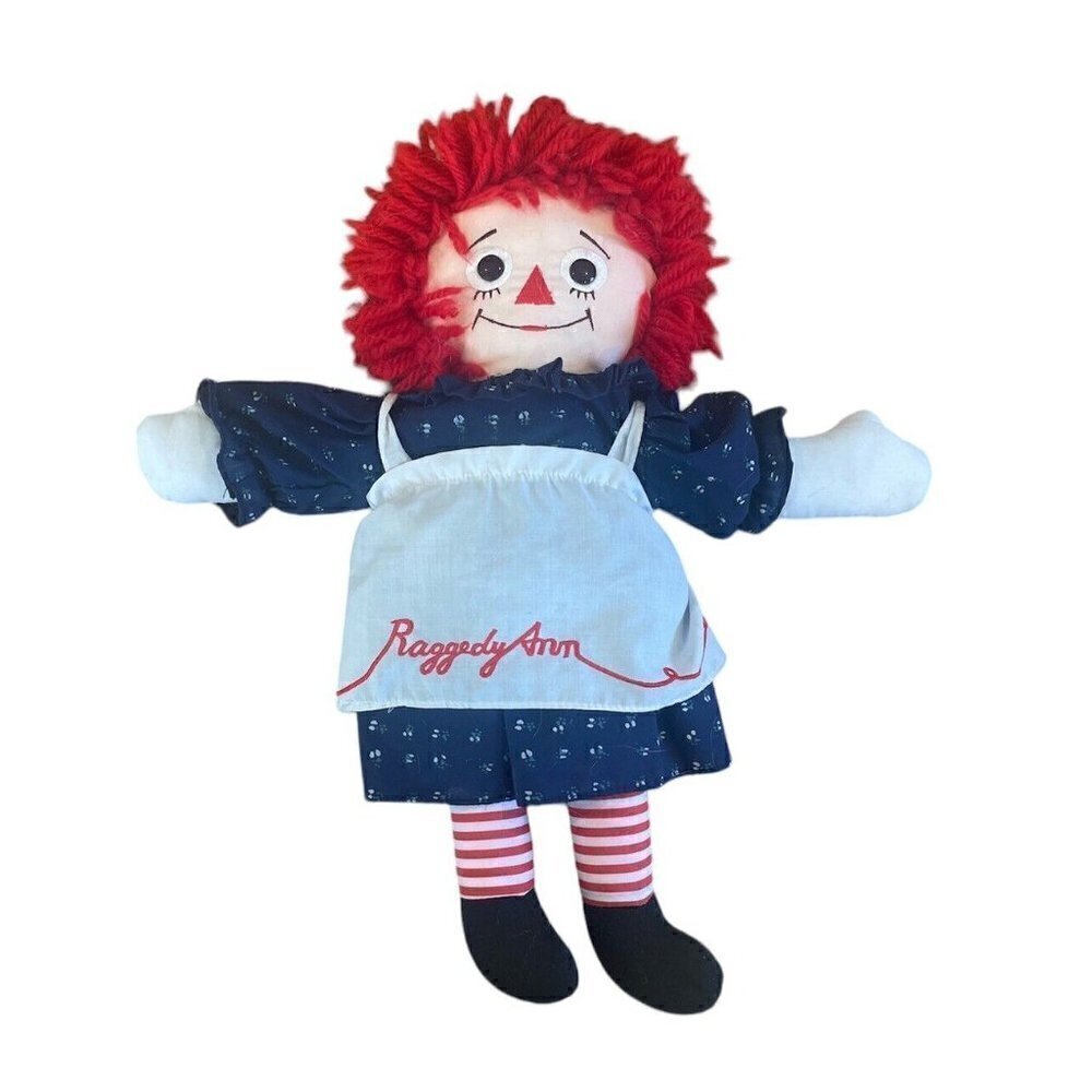 Classic Raggedy Ann Doll Applause Johnny Gruelle Plush 17" Vintage 1987 #8464